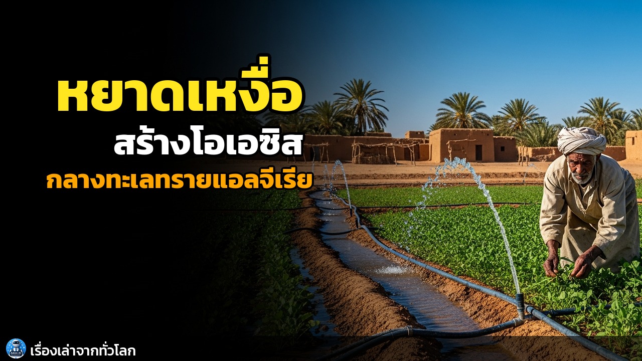 โอเอซิสแห่งความพากเพียร: สร้างชีวิตจากหยาดเหงื่อกลางทะเลทรายแอลจีเรีย