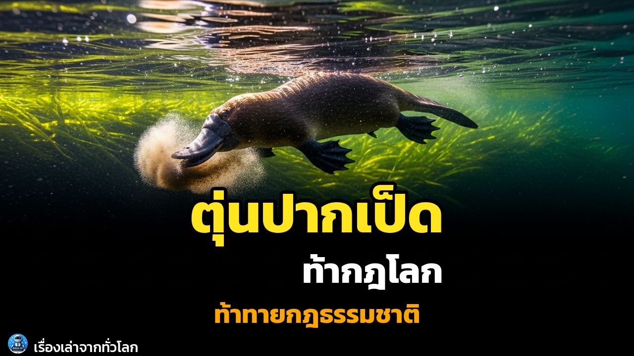 ตุ่นปากเป็ด: สิ่งมีชีวิตมหัศจรรย์ ผู้ท้าทายกฎเกณฑ์ธรรมชาติ!