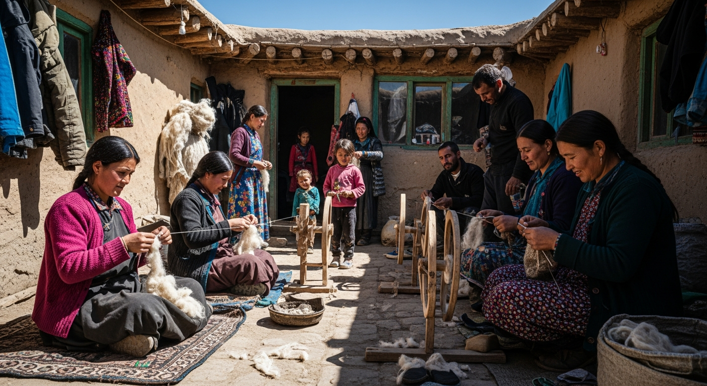ขุมทรัพย์ขนจามรี: เส้นใยทองคำพลิกชีวิตชาวปามีร์ - ภาพประกอบ 6