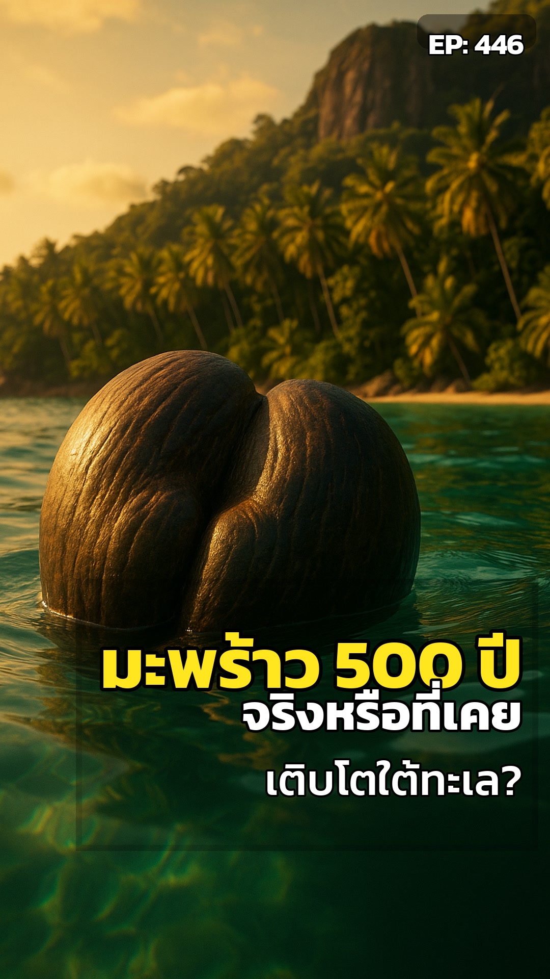 มะพร้าวจากทะเลลึก? ความลับ 500 ปี ที่โลกเข้าใจผิด