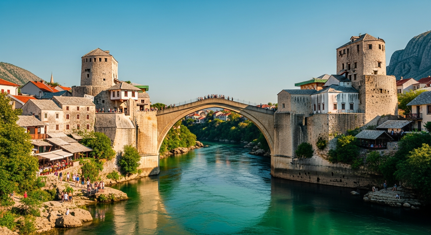 Stari Most: ตำนานกระโดดแห่งโมสตาร์ที่ท้าทายกาลเวลา - ภาพประกอบ 1