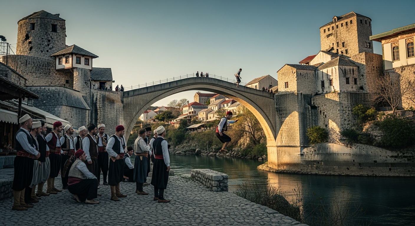 Stari Most: ตำนานกระโดดแห่งโมสตาร์ที่ท้าทายกาลเวลา - ภาพประกอบ 2