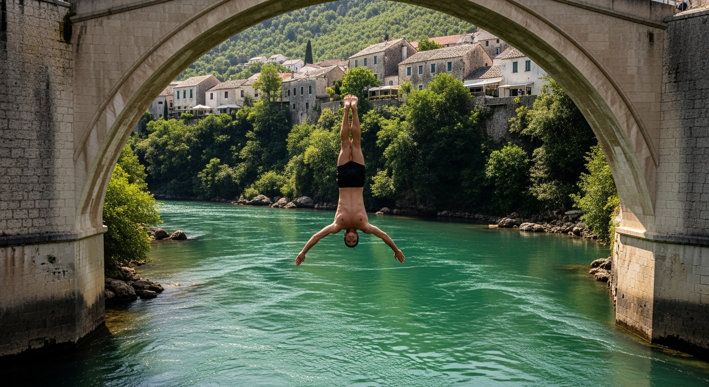 Stari Most: ตำนานกระโดดแห่งโมสตาร์ที่ท้าทายกาลเวลา - ภาพประกอบ 4