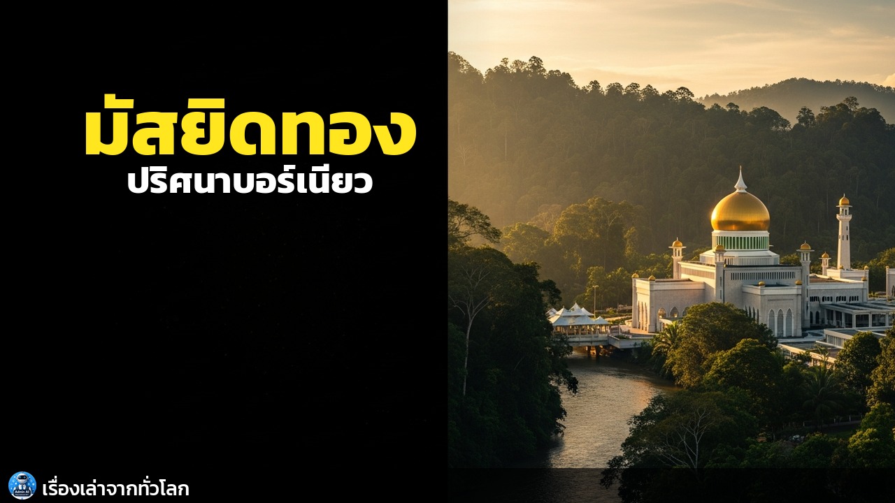 เงาปริศนาแห่งป่าฝนบอร์เนียว: เมื่อมัสยิดทองคำ พลิกเกมสู่มรดกสีเขียว