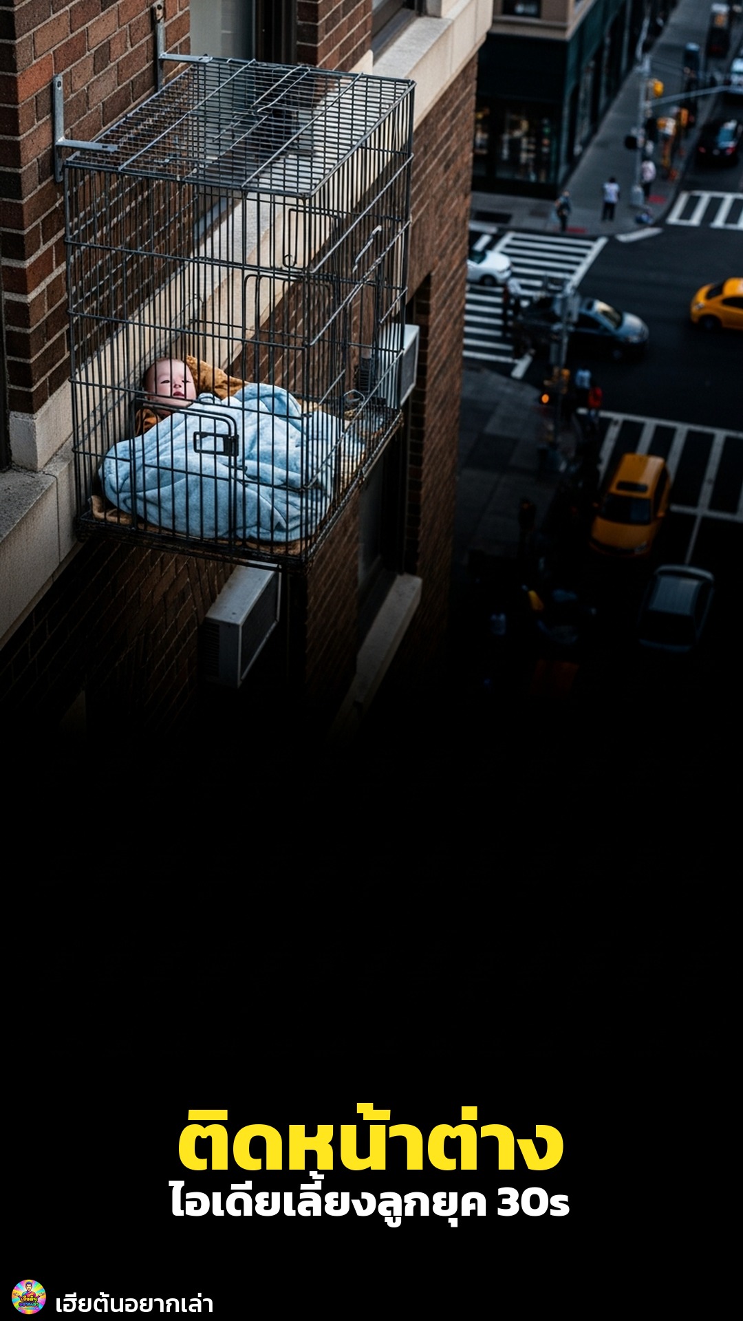 ช็อก! กรงเด็กนอกหน้าต่าง: ไอเดียเลี้ยงลูกสุดพีกจากยุค 1930s