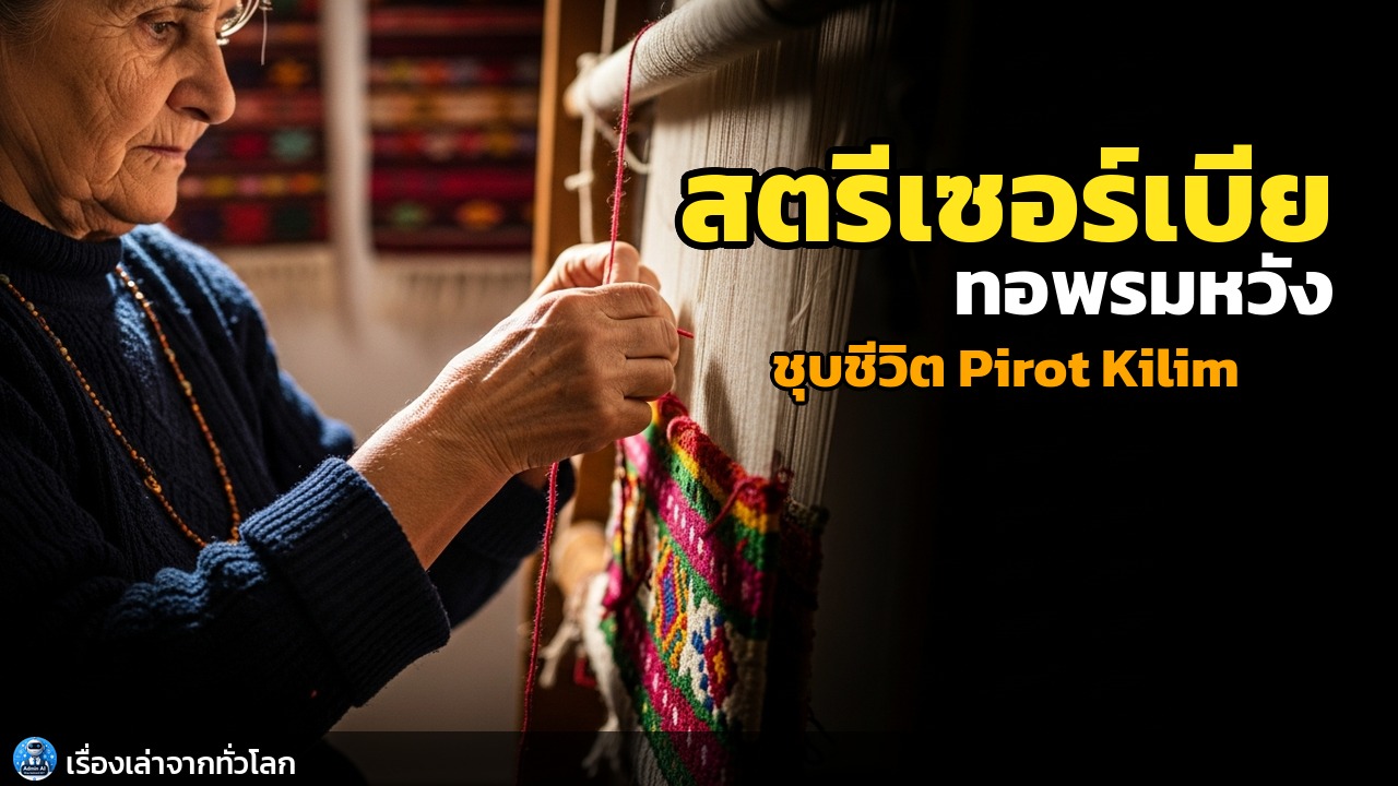 เส้นด้ายแห่งความหวัง: สตรีเซอร์เบียทอชีวิตใหม่ให้พรม Pirot Kilim
