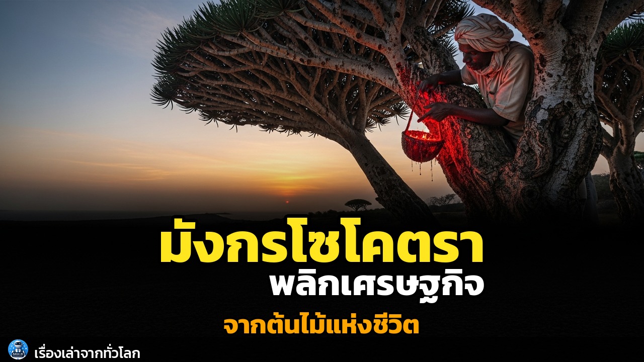 เลือดมังกรแห่งโซโคตรา: พลิกภูมิปัญญาโบราณ สู่เศรษฐกิจยั่งยืนจากต้นไม้แห่งชีวิต