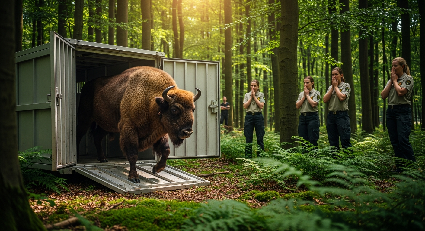 ผู้พิทักษ์แห่งป่าโบราณ: เบลารุสคืนชีวิตให้กระทิงไบซันยุโรป - ภาพประกอบ 4