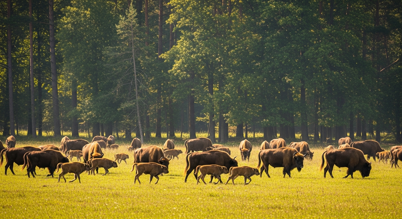 ผู้พิทักษ์แห่งป่าโบราณ: เบลารุสคืนชีวิตให้กระทิงไบซันยุโรป - ภาพประกอบ 6