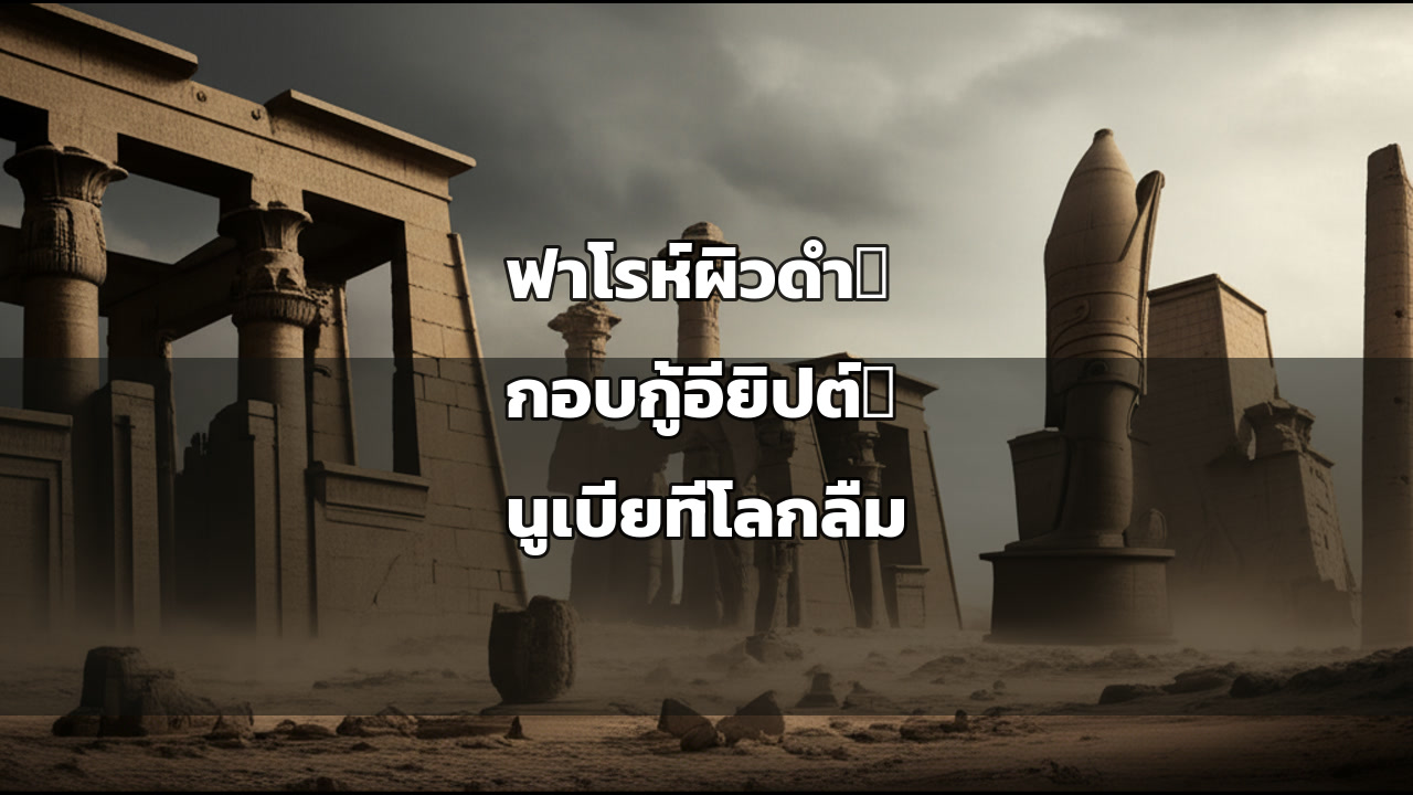 ฟาโรห์ผิวดำผู้กอบกู้อียิปต์: มหากาพย์ราชวงศ์นูเบียที่โลกลืม 👑