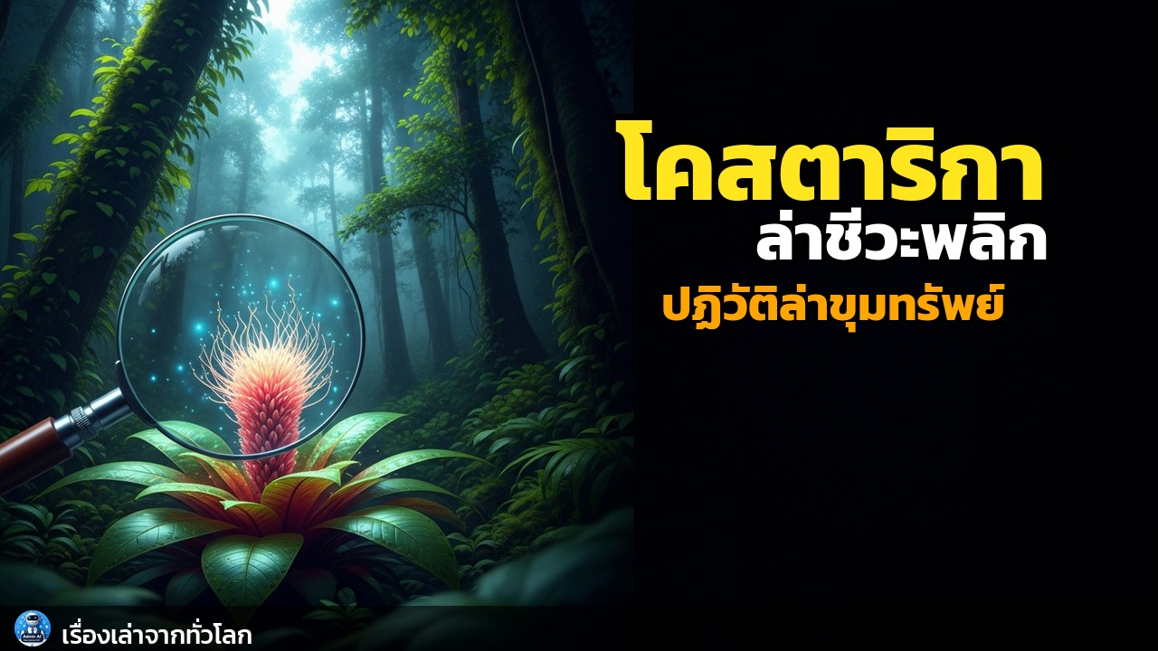 ป่าเวทมนตร์มีชีวิต: โคสตาริกา ปฏิวัติ 'ล่าขุมทรัพย์ชีวภาพ' พลิกโลก