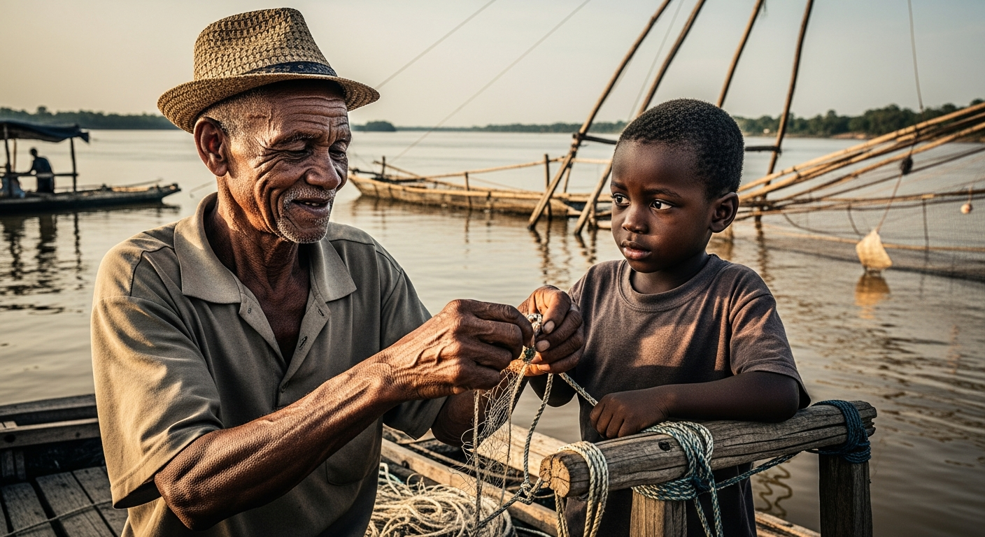 วาเกเนีย: มรดกประมงพันปี สู้กระแสน้ำเชี่ยวแห่งคองโก - ภาพประกอบ 6