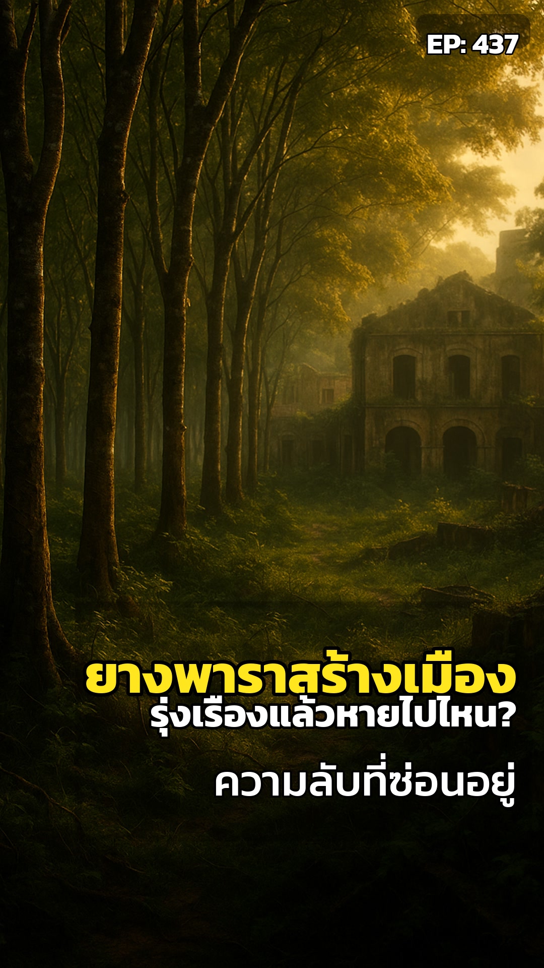 เมืองยางมหาเศรษฐี: รุ่งเรืองชั่วข้ามคืน...หายไปไหน?