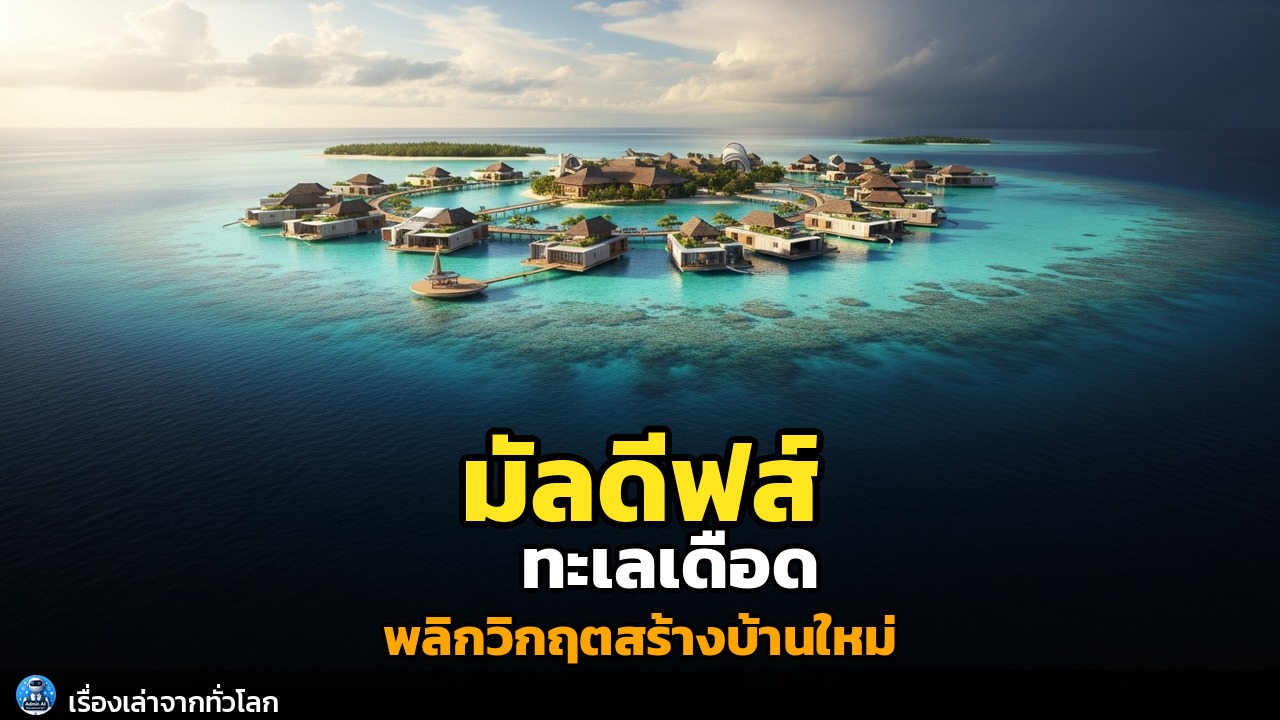มัลดีฟส์สู้ทะเลเดือด: สร้างเมืองลอยน้ำ พลิกวิกฤตสู่บ้านแห่งอนาคต