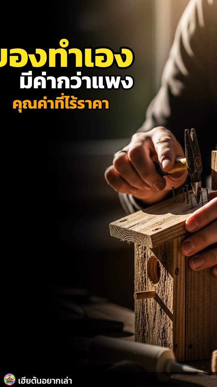 ทำไม 'ของทำเอง' ถึงมีค่ากว่าของแพง?