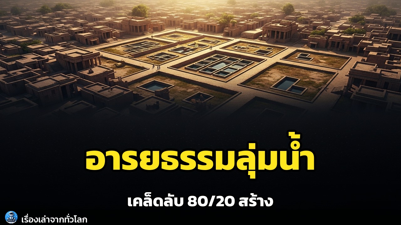 อารยธรรมลุ่มน้ำสินธุ: เคล็ดลับ 80/20 สร้างเมืองสะอาดล้ำยุค