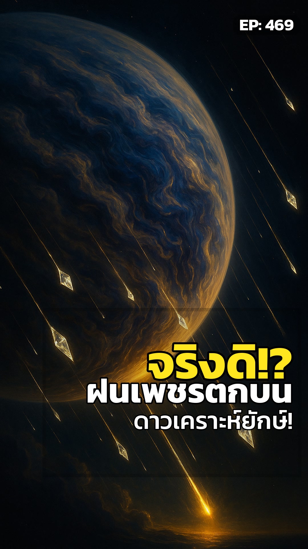 เพชรไหลเป็นแม่น้ำบนดาวเคราะห์ยักษ์: ความจริงนี้...น่าคิดไหม?