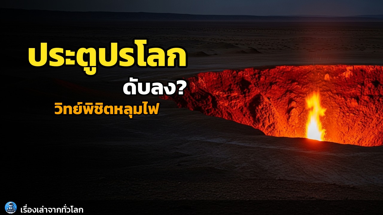 ประตูสู่ปรโลกจะดับลง? ภารกิจวิทยาศาสตร์พิชิตหลุมแก๊สยักษ์ 50 ปี ทะเลทรายคาราคุม!
