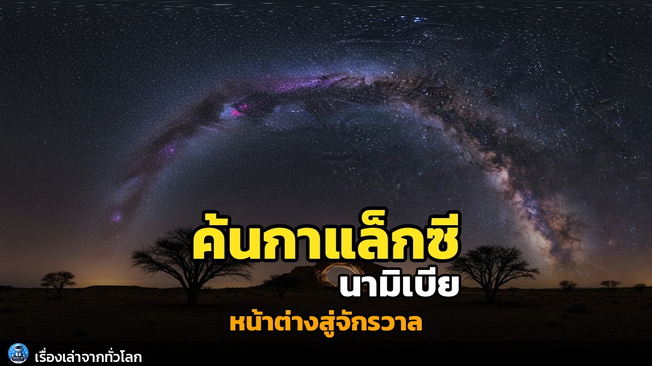 นามิเบีย: หน้าต่างสู่เอกภพ เมื่อความมืดมิดนำมาซึ่งการค้นพบแห่งกาแล็กซี