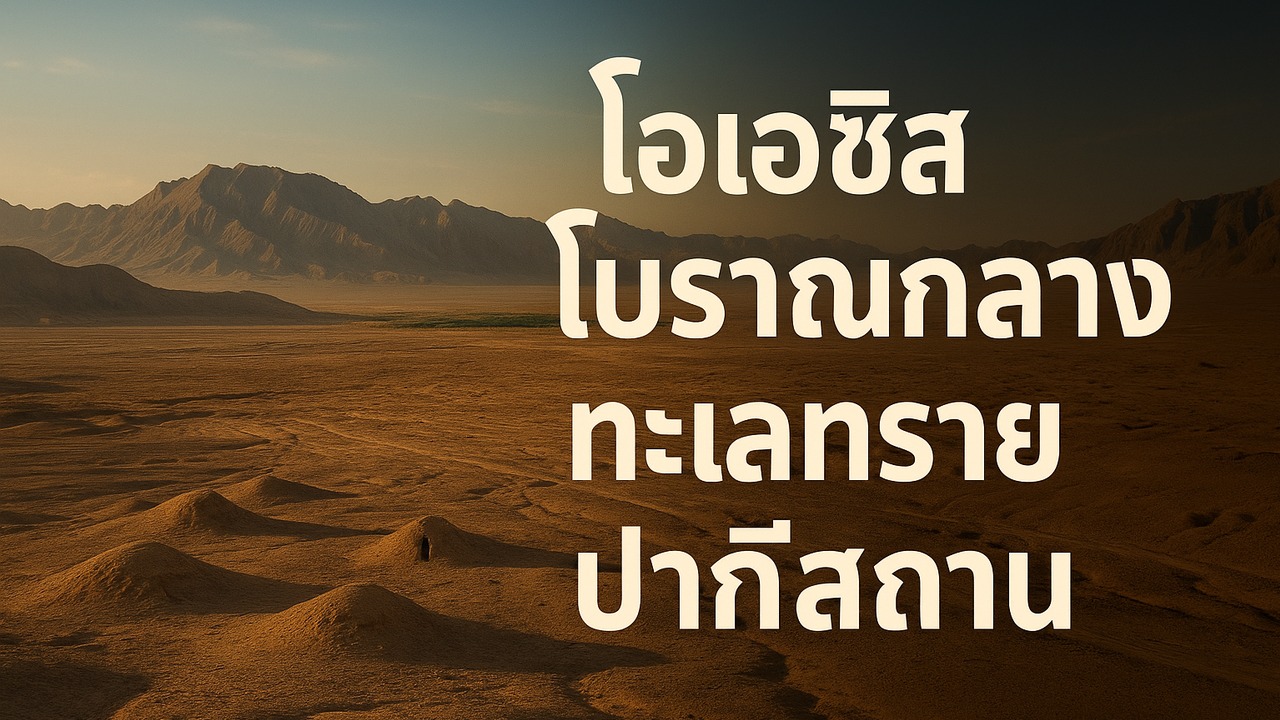 ปริศนาแห่งสายน้ำใต้พิภพ: โอเอซิสโบราณกลางทะเลทรายปากีสถาน
